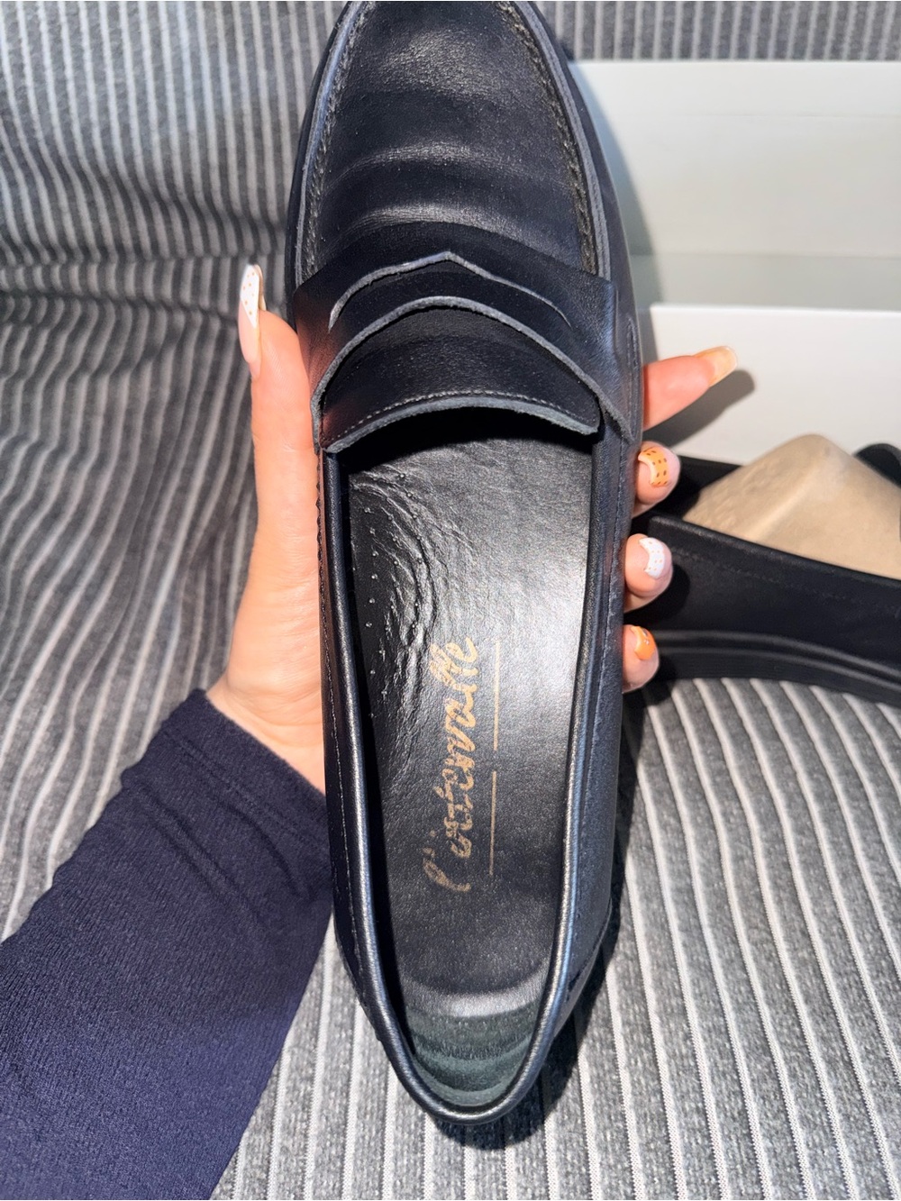 Sperry Black Leather Penny Loafers (Women, 40) - Picture 5 of 7